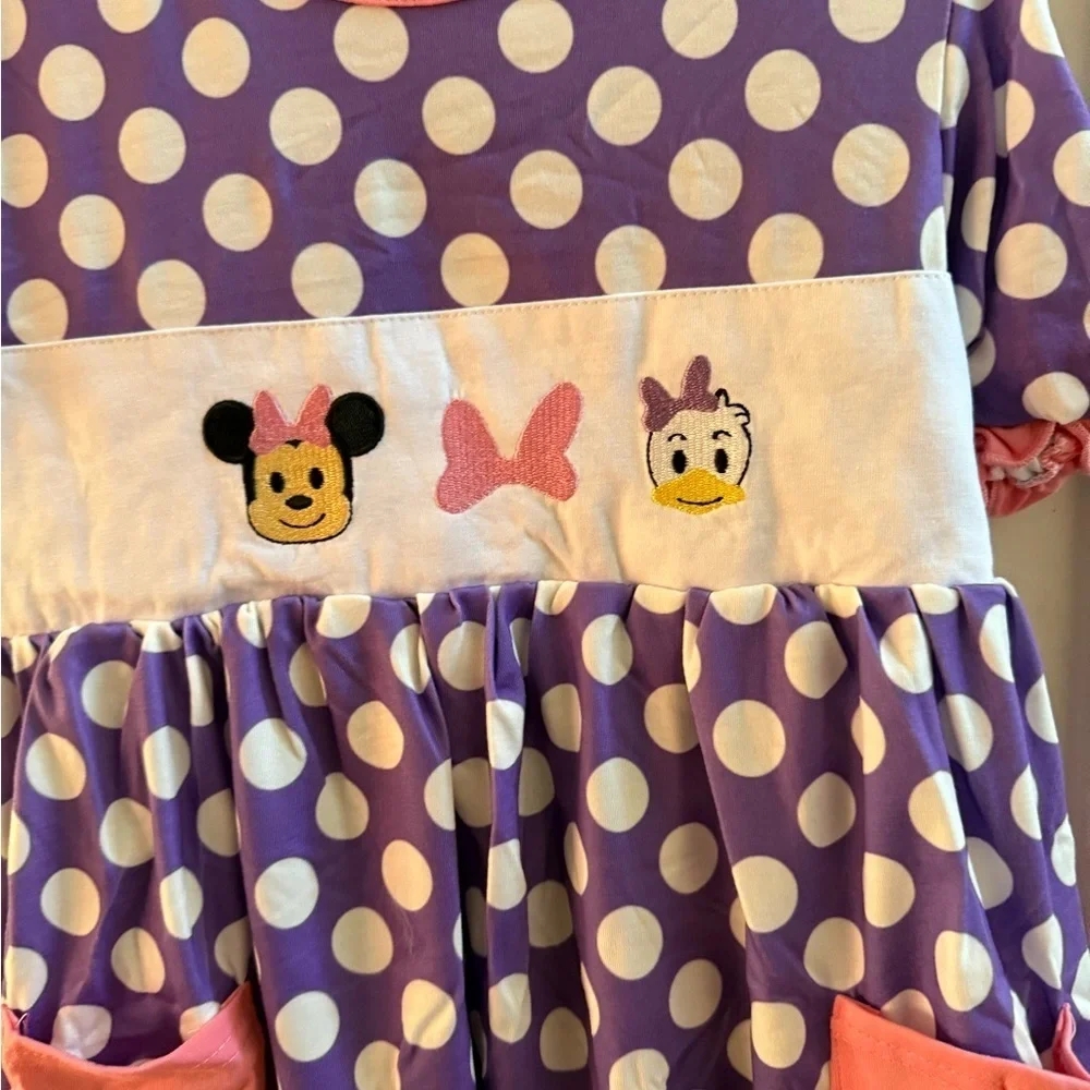 New Boutique Magical Friends Embroidered Outfit